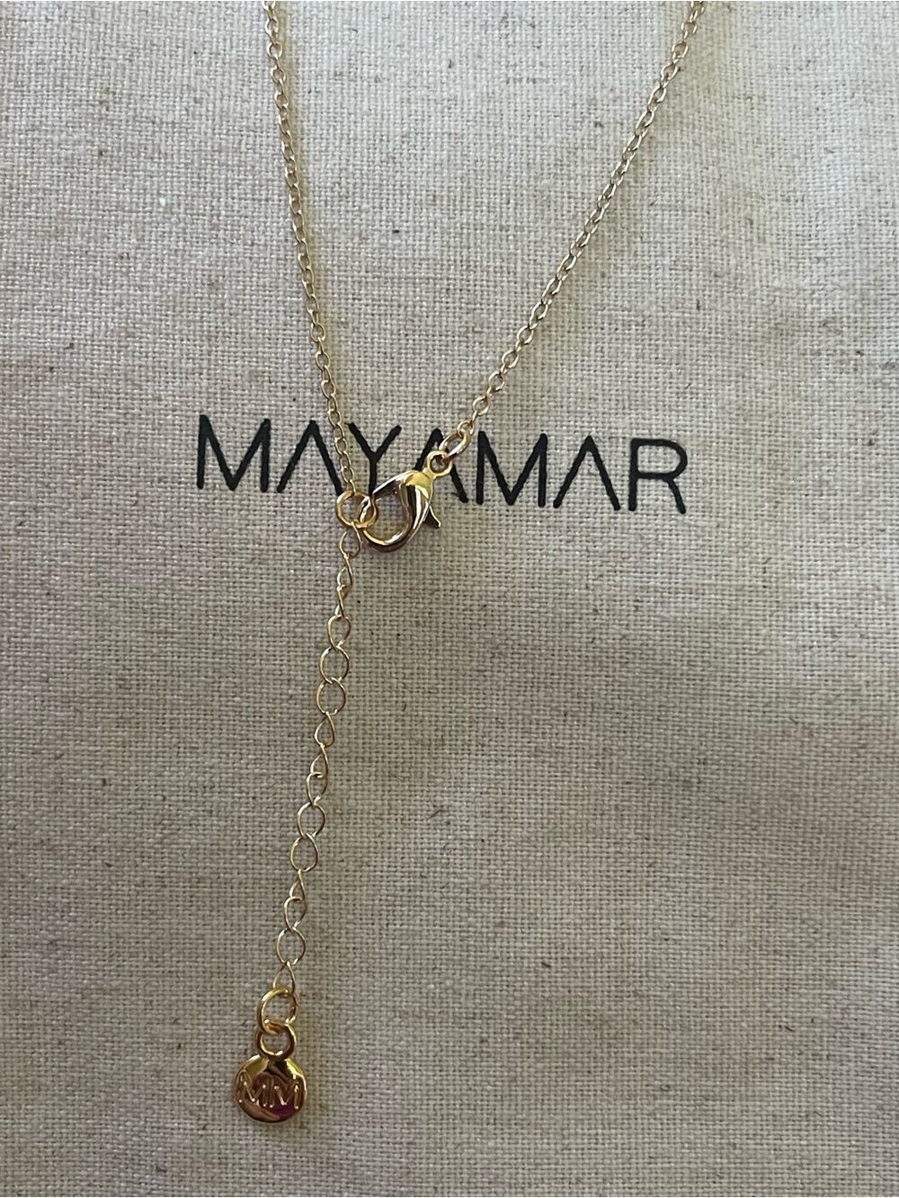 Libra Zodiac Pendant Necklace with Pearlescent & Crystal Accents 24k gold plate - Picture 4 of 5